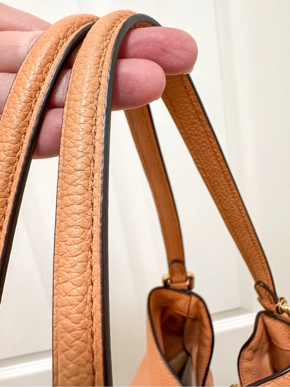 Coach Edie 31 Tea Rose Patchwork Bag Beechwood Leather Suede Like New